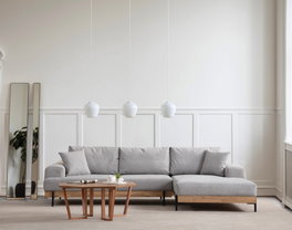 Atelier Del Sofa Eti Oak Right - Gris